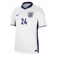 Camisa de Futebol Inglaterra Cole Palmer #24 Equipamento Principal Europeu 2024 Manga Curta